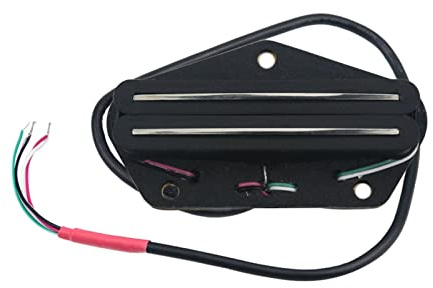 Alnico 5 Dual Rails Humbucker Pickup Hot Rail Electric Guitar Pickup Bridge Für Tl. Gitarrenteile Zubehör