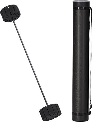 Toparchery Köcher für Pfeile Röhrenköcher 25-42,5 Zoll Kunststoff Pfeilköcher mit Eva Pfeilabscheider Jagd Bogenschießen Zubehör