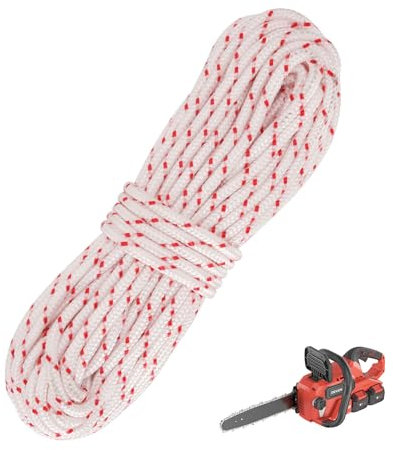 10M 3.5mm Recoil Starter Rope Replacement Pull Cord for Husqvarna, STIHL, Craftsman Chainsaws, Lawn Mowers, and Trimmers