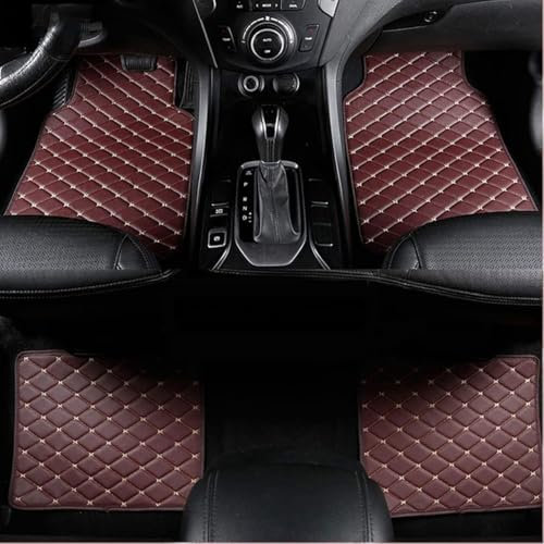 Auto-Fußmatten, Fahrteppich, Automatte, komplettes Set, für Audi Q8 2018-2023,B-Coffee