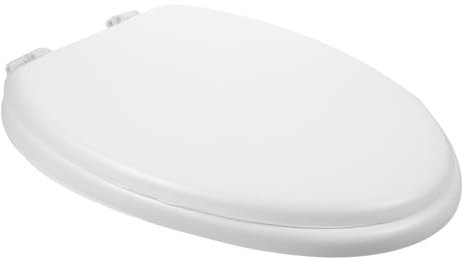 OSALADI Siège De Toilette Abattant Pour Salle De Bain Replacement Eva Housse Léger Facile Installer Douce Surface Lisse Classique Style