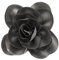 pofluany Broche de corsage en tissu antidérapant en forme de fleur pour costume, manteau, chapeau, écharpe, robe, décoration de vêtements, épingle à vêtements, bal de promo, bijoux gris