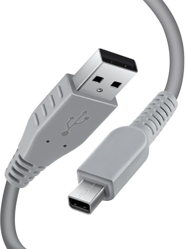 KOOWOD 3DS Charger USB Cable - 4.9FT OEM Original Replacement Power Charging Cord for 3DS, 2DS, DSi (Bulk Packaging) (1)