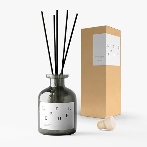 BOHORIA® Premium Raumduft Oud Serie Leather Diffuser Orientalisch Würzig Holzig Duftstäbchen Lufterfrischer (100ml, Leather)