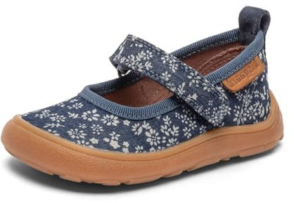 Bisgaard Girls' Barefoot Ballet Slippers, Wild Flower Blue, 7 UK Child