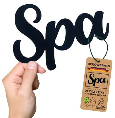 Sauna Türschild - Sauna Welt Deko Schild - Wellness Schild - Tür oder Wand - Wanddeko - Wichtel Geschenk - Saunazubehör - Wellness Deko - Saunafass Dekoration - Wandsticker aus Kunststoff (M)