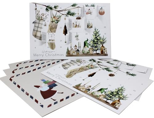 Adventskalender als Weihnachtskarten 3er Set Achtsamkeit Adventskalender zum Versenden oder Behalten (Achtsamkeit)