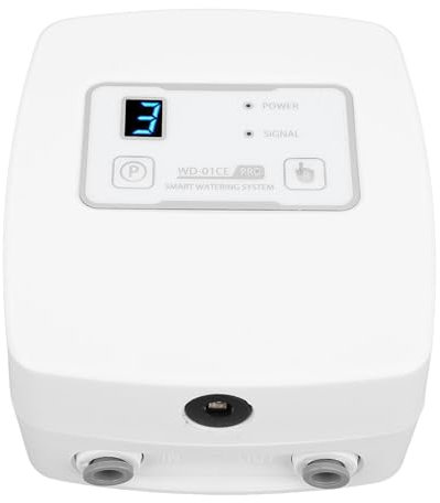 Kit de Riego por Goteo Automático, Soporte para 20 Plantas de Interior en Macetas, Control Telefónico, Temporizador de Agua Programable Digital, Bomba Autocebante, de Riego