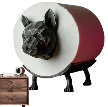 Simpatico porta carta igienica, creativo a di cane , supporto per carta igienica, supporto da parete, per casa, cucina, soggiorno, bagno