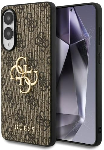 CG MOBILE Guess Big 4G Logo Classic Hülle für Samsung Galaxy S25 Edge (Braun)