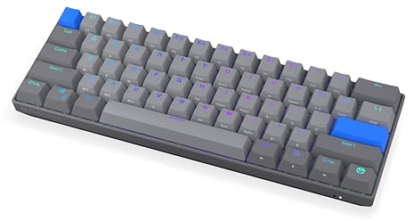 ENDORFY Thock V2 Compact Wireless, BT, 2.4 GHz, Yellow switches by Gateron, hot-swap, Software, Aluminiumoberteil, programmierbare Makros