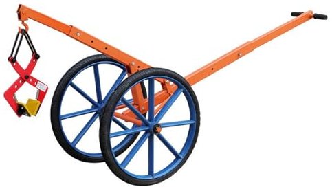 Lifter Dolly Lifting Bricks Clamps, Steel Adjustable Manhole Cover Lift Dolly 260kg/570lbs Lifting Capacity, for Concrete Blocks and Granite Slabs