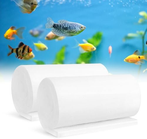 NVGVUP Aquarium Filterschwamm 200 x20x2cm Aquarium Filtermatte Verdickt | Biochemischen Filtermedien Filtrationsschaum für Aquarium Aquarium Teich
