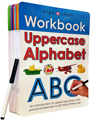 Wipe Clean Workbook, Learn to Write Collection 10 Books Set by Roger Priddy