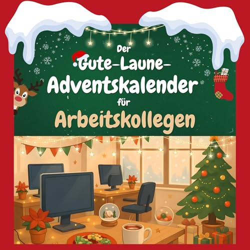 Der Gute-Laune-Adventskalender für Arbeitskollegen: 24 Tage Spaß. Das ideale Geschenk