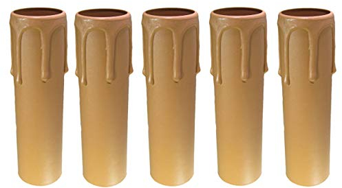 Culot E14 douille ~ Douille de bougie 105 mm plastique beige ~ crème Ø 27/29 mm