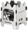 Lixada Camping Stove Stainless Steel Lightweight Wood Stove Alcohol Stove Burner for Portable Outdoor Camping Cooking Picnic BBQ