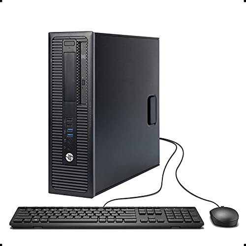 HP ProDesk 600 G1 SFF Slim Business Ordinateur de bureau, Intel i5-4570 - 3,60 GHz, 8 Go de RAM, disque dur 500 Go - Windows 10 Pro 64 bits HDD (Reconditionné)