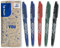 PILOT FriXion Ball 0.7 Set – 5 Stück: 2x Blau, 1x Schwarz/Rot/Grün – Radierbare Tintenroller 0,4 mm Strichstärke, angenehme Schreibführung beim Schreiben, thermosensitive Tinte, austauschbare Mine