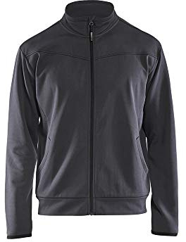Blaklader 336225269699XXL Sweatjacke mit Reissverschlusss, Mittelgrau/Schwarz, Größe XXL