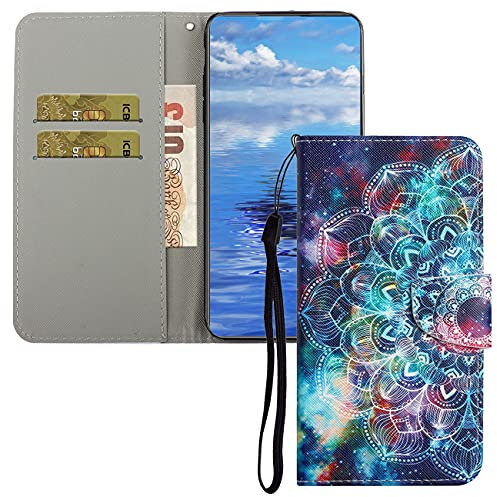 QIWEIQING Funda para Xiaomi Poco X3 NFC, Funda Libro Xiaomi Poco X3 Pro, Funda Móvil Xiaomi Poco X3 Pro Magnético Carcasa para Xiaomi Poco X3 NFC/Poco X3 Pro Funda con Tapa, Starry Mandala XC5