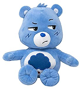 Whitehouse Glücksbärchis Care Bears Glücksbärchen Plüsch 6 versch. Figuren, 21 cm ORIGINAL Kuscheltier - Unlock The Magic - super weicher Plüschbär, Teddybär Stofftier für Kinder (Brummbärchi)