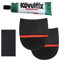 Langlauf Schuhbedarf 1 Paar Lloyd Absätze für Straßenschuhe - Reparatur-Set schwarz/Repair Sole Pad/Kövulfix Absatzkleber/ausführliche Anleitung/Premium Set Gr.VIII-(B106,0xL107,0xd6,5mm)