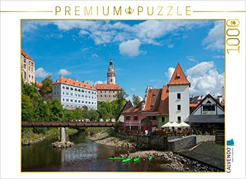 CALVENDO Puzzle Cesky Krumlov - Böhmisch Krumau | 1000 Teile Lege-Größe 64 x 48 cm Foto-Puzzle für glückliche Stunden