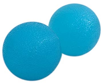 Schildkröt Anti-Stress Therapie Bälle, 2er Pack, blau, Gelbälle, Handpressbälle, Griffkrafttrainingsbälle, Griffbälle, Fingertrainer Set, 960118