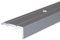 PROVISTON | Winkelprofil | Aluminium eloxiert | Silber | Breite 24.5 mm | Höhe 10 mm | Länge 1000 mm | Gebohrt | Treppenkantenprofil | Treppenwinkel | Treppenkante | Kombiwinkel | 1 Stück