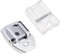 EMSea Lot de 2 Pieds presseurs Invisibles pour Machine à Coudre Compatible avec Brother Compatible avec Machines à Coudre Singer Snap