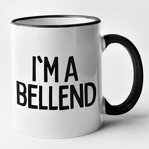 I'm A Bellend Mug - Funny Bell End Nob Mug (Black)
