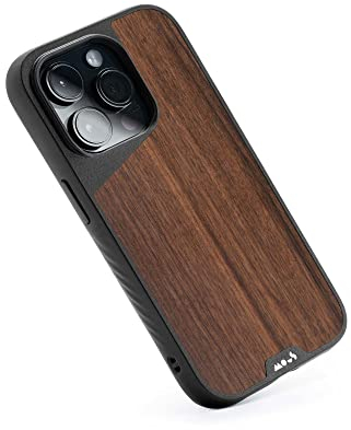 Mous for iPhone 14 Pro Case MagSafe Compatible - Limitless 5.0 - Walnut - Protective iPhone 14 Pro Case - Shockproof Phone Cover