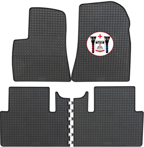 PETEX Gummimatten Premium 4-TLG schwarz + Eiskratzer Auto Bild Test 52/2021