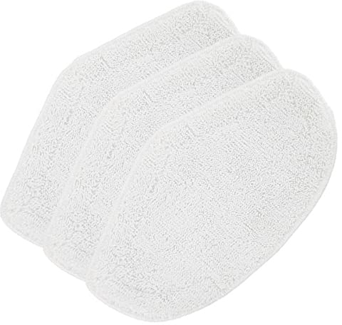 FINEVERNEK 3 Paños Lavables de Microfibra para Cepillo PAEU0332 Polti Vaporetto Vaporforce, SV440_Double, SV400_Hygiene, Smart 120, Smart 35_Mop, Smart 40_Mop, SV420_Frescovapor