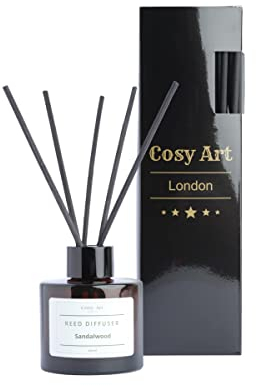 Diffusor für ätherische Öle | Home Fragranqce | vegan rein natürlich | 100 ml | (Antikes Sandelholz)