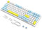 MAGIC-REFINER K3MAX Gaming Tastatur, Mechanisch Tastatur 18 RGB Hinterleuchtet Kabelgebunden, Apex Pro TKL Tastatur Hot Swap 100 Tasten mit Numpad, Anti-Ghosting, Eva Schaum, Blaue Schalter, Win/Mac