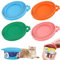 Jognee Dosendeckel Katzenfutter 4 Stück,Universal Silikon Deckel für Dosen für Tierfutter(70g, 85g, 200g, 400g usw.), BPA-frei,4er-Set Tierfutter-Dosendeckel für Katzen-und Hundefutterdosen