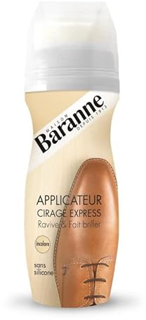 Baranne Applicateur Express Incolore - Pour un entretien rapide et efficace de vos chaussures - 75Ml - Lot De 4