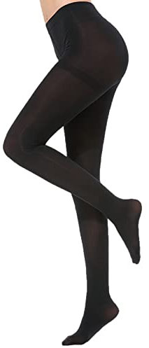 Collant Polaire Grande Taille Femme Hiver Extensibles Translucide Epais Polaire Opaque Leggings Taille Haute Thermique en Plein Air Collant De Contention Slim Collant Confortable