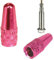 Fantic26 Tappo valvola in alluminio per bicicletta SV Presta/valvola francese per i MTB I Ebike I bici da corsa I Gravel 1 paio (2 pezzi) (rosa)