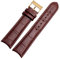 Echtes Lederarmband für Citizen Seiko-Armband, 20 mm gebogenes Rindsleder, schwarz, blau, braun