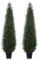 Kazeila Artificial Cypress Tree 150cm Artificial Plants Outdoor,UV Resistant Rated Cedar Tree Fake Conifers Trees for Home Garden Front Porch Decor(2Pack)