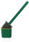 DIVCHI Toilet Brushes & Holders Bathroom Accessory | Cleaning Products | Silicone | Deep Cleaner | Holder Set (Green)