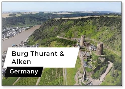Burg Thurant & Alken, Mosel (Nr. 2), Kühlschrankmagnet