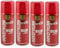 various-Pintura Spray Metalizado Rojo Brillo Multicolor Profesional 400ml Adecuado Metal Madera y Plástico Pack de 4 unidad