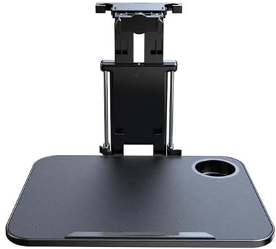 MEUIXT Car Eating Tray Auto Back Seat Laptop Table Front Passenger Seat Food Tray Phone Holder Adjustable Height Car Back Seat Table