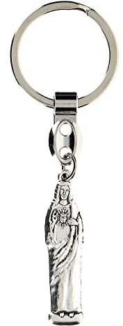 crigema - Schlüsselanhänger aus Metall - 4 cm hoch, Jesus Christus, S