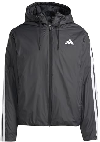 adidas Herren Essentials Climawarm 3 Stripes Insulated Hooded Jacke (1er Pack)