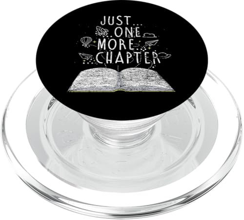 Bookworm Just One More Chapter Reading Books PopSockets PopGrip for MagSafe